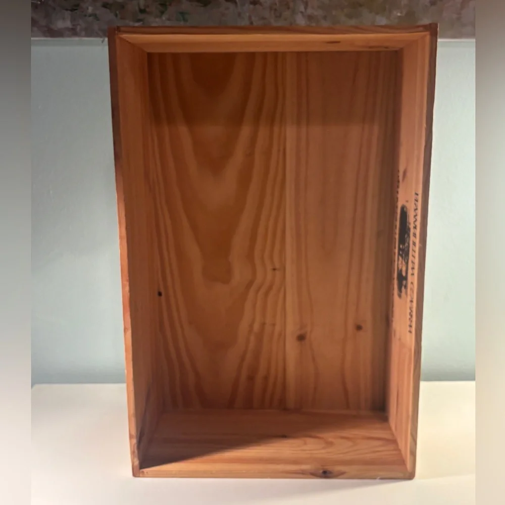 Chianti Reserva Vintage Wooden Wine Crate Familia Cara Italy